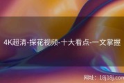4K超清-探花视频-十大看点-一文掌握