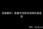 深度解析！直播专场探花视频彩蛋连连